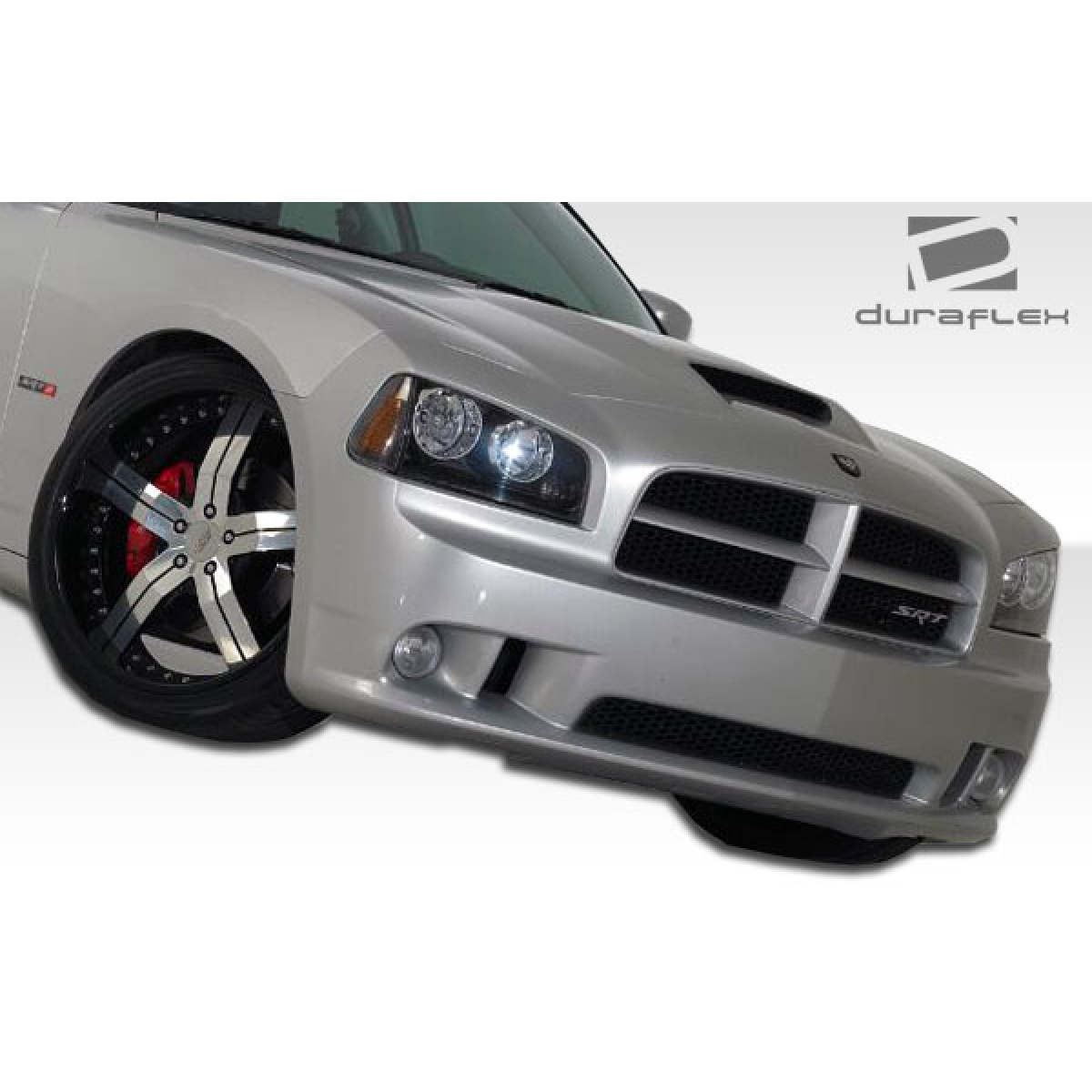 Modify your Dodge Charger 2006 with our Exterior/Complete Body Kits - Image shows a low angled front view of the car