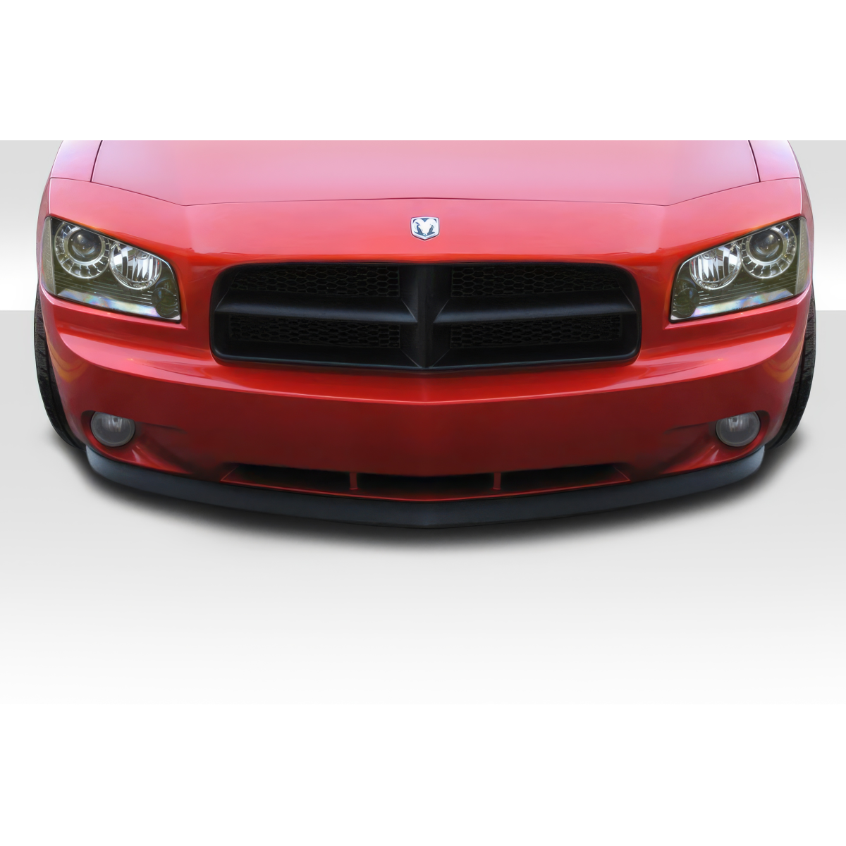 Modify your Dodge Charger 2006 with our Exterior/Front Bumpers or Lips - Front view of the vehicle at a straight angle