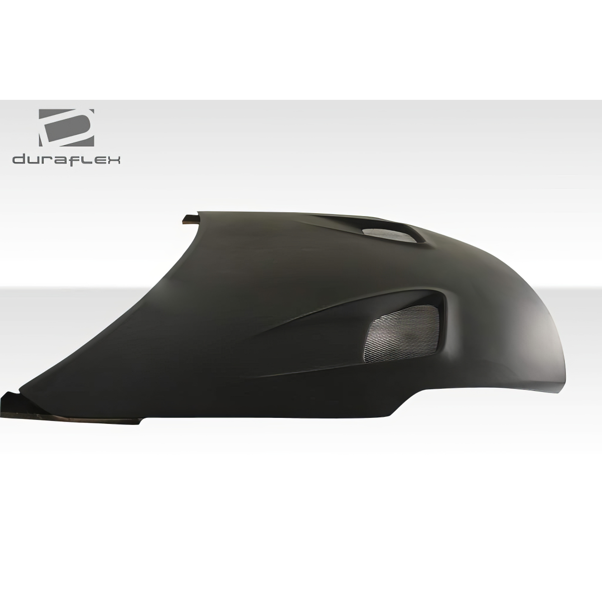 Modify your Nissan 350Z 2003 with our Exterior/Hoods - Side angle view of car hood part