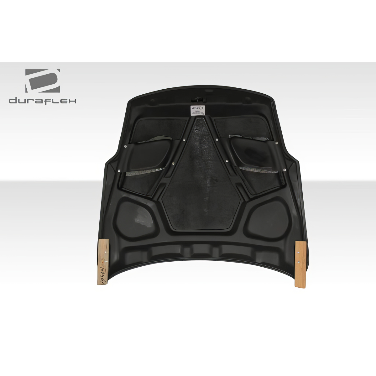 Modify your Nissan 350Z 2003 with our Exterior/Hoods - Top down view of the hood part