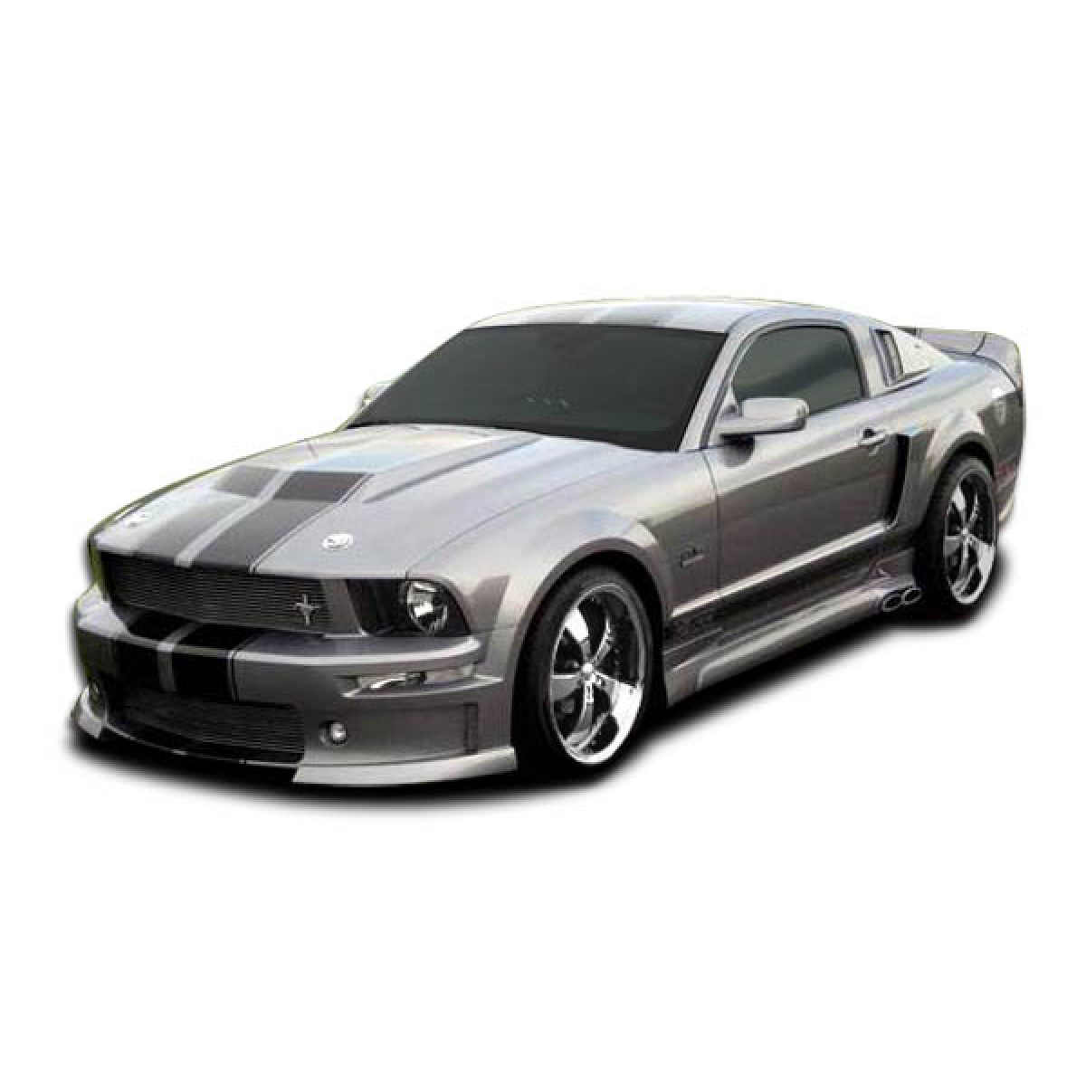 Modify your Ford Mustang 2005 with our Exterior/Complete Body Kits - Angled view of a Ford Mustang body kit