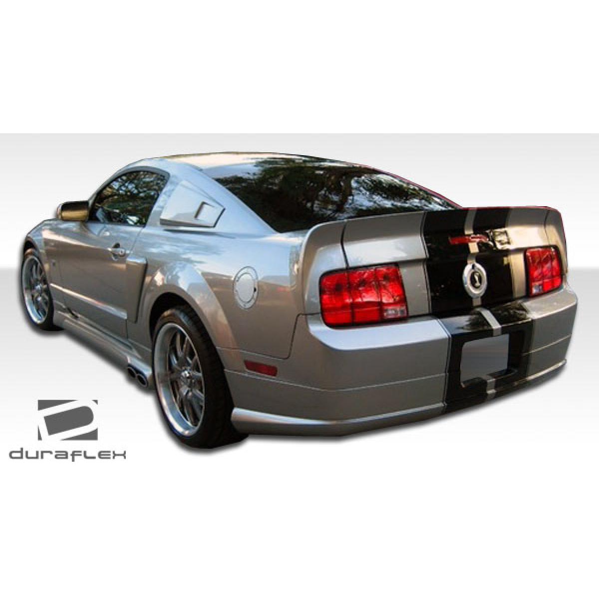 Modify your Ford Mustang 2005 with our Exterior/Complete Body Kits - The image shows a rear angle view of the vehicle