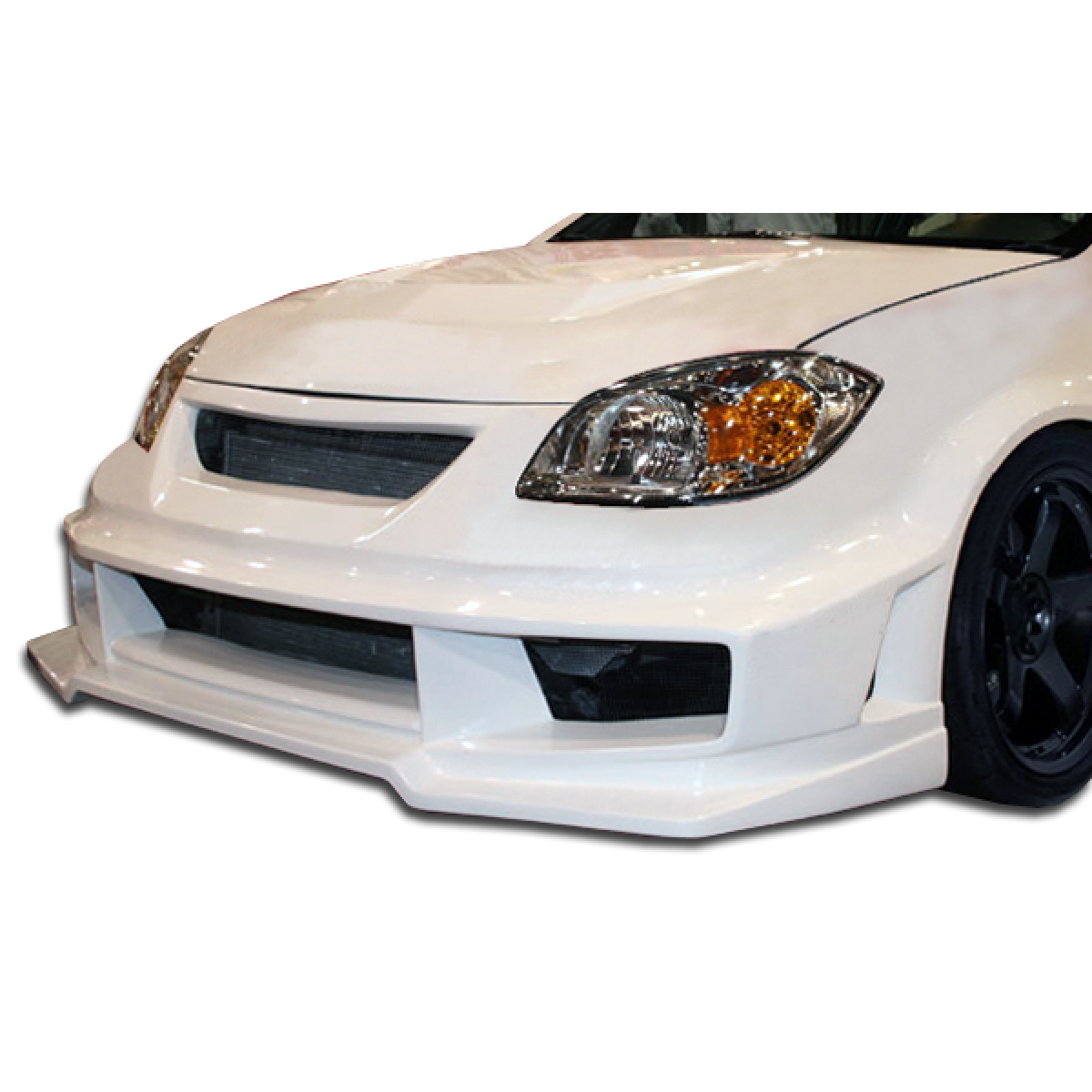 Modify your Chevrolet Cobalt 2005 with our Exterior/Front Bumpers or Lips - Front view angle showing the bumper design