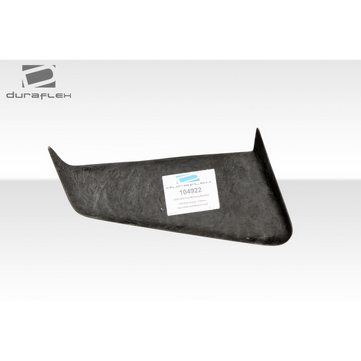 Modify your Ford Mustang 2005 with our Exterior/Scoops - Angle view of the side scoop part