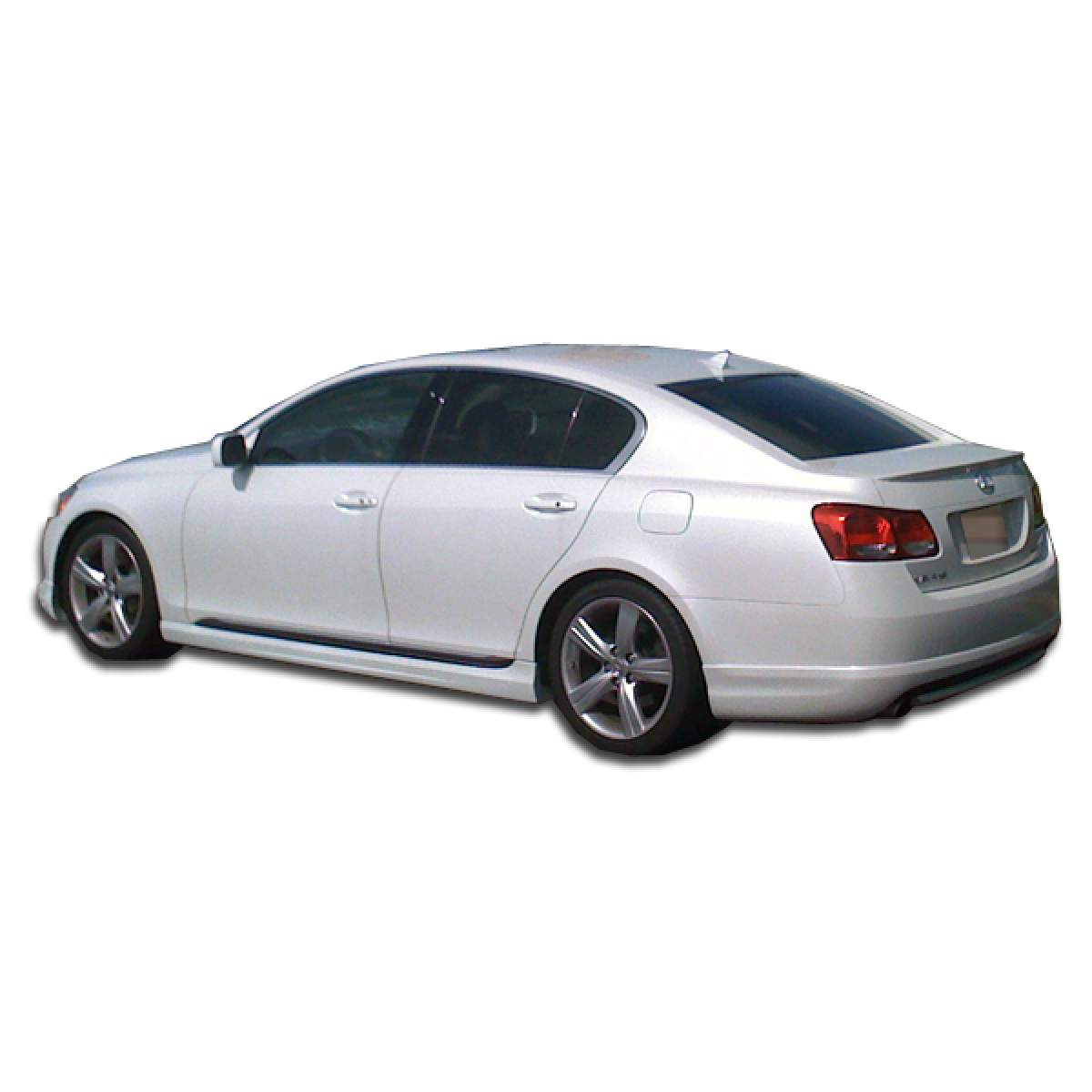 Modify your Lexus GS300 2006 with our Exterior/Side Skirts - Side angle view of a Lexus GS300