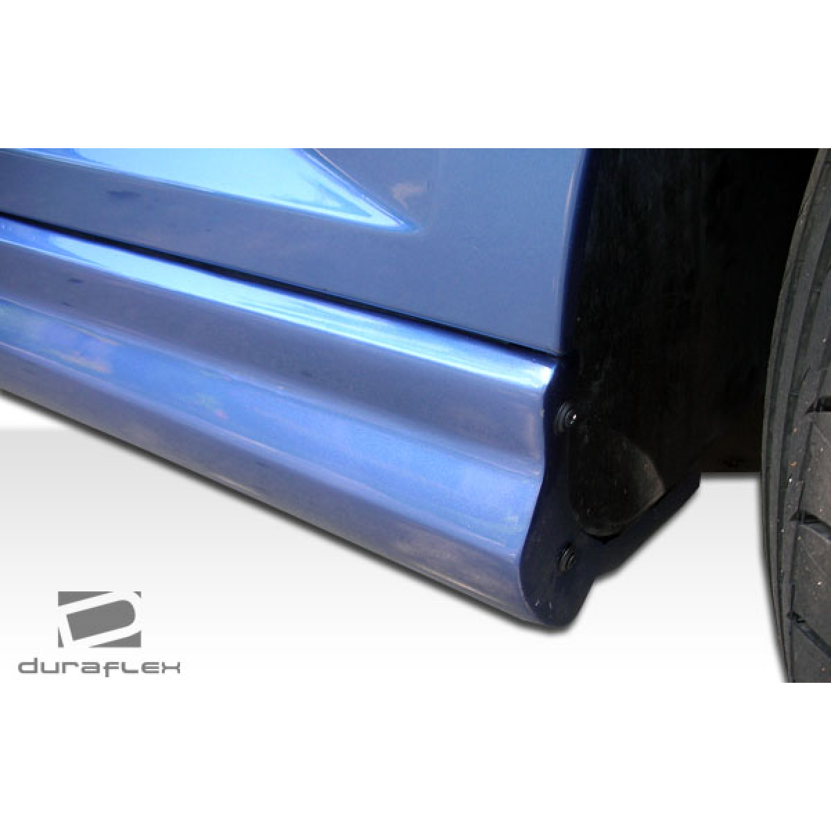 Modify your Chrysler Crossfire 2004 with our Exterior/Side Skirts - Side view of the side skirt at a slight angle