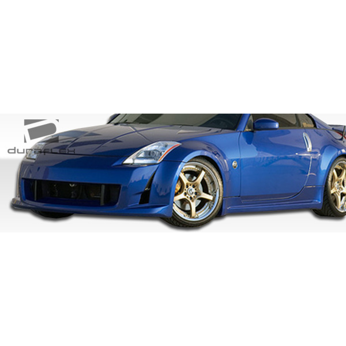 Modify your Nissan 350Z 2003 with our Exterior/Complete Body Kits - Front angle view of Nissan 350Z Duraflex bumper