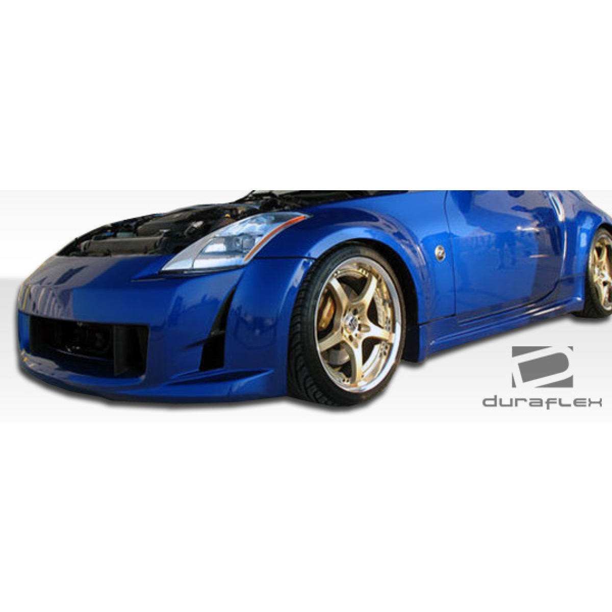 Modify your Nissan 350Z 2003 with our Exterior/Complete Body Kits - Front three quarter angle view of the bumper