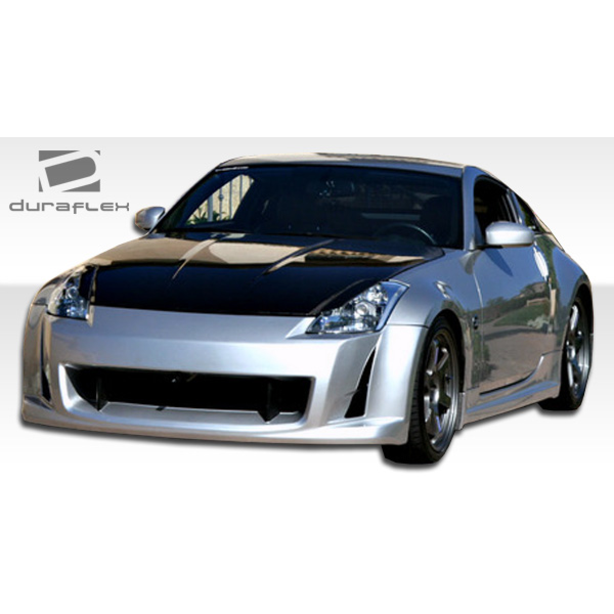 Modify your Nissan 350Z 2003 with our Exterior/Complete Body Kits - Front angle view of the Nissan 350Z body kit