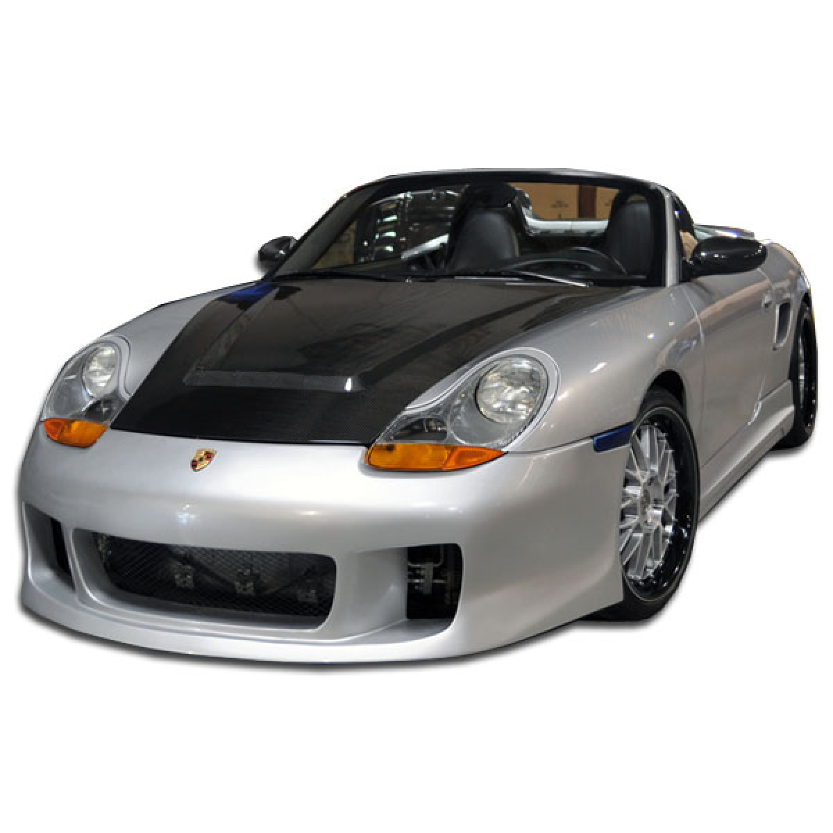 Modify your Porsche Boxster 1997 with our Exterior/Complete Body Kits - Three quarter front angle view of the car