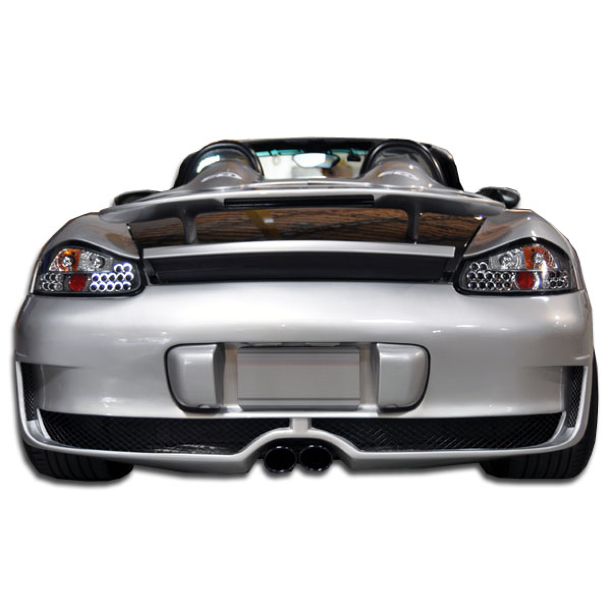 Modify your Porsche Boxster 1997 with our Exterior/Rear Bumpers or Lips - Rear angle view of Porsche Boxster bumper