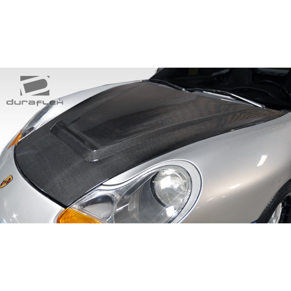 Modify your Porsche Boxster 1997 with our Exterior/Complete Body Kits - Top view of the hood featuring the body kit