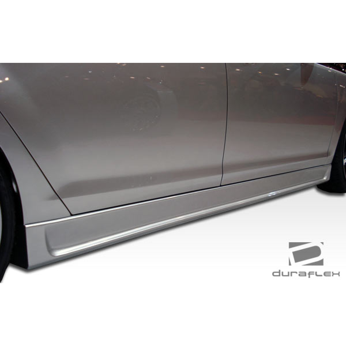 Modify your Chevrolet Malibu 2008 with our Exterior/Side Skirts - Side view of vehicle part at slight angle