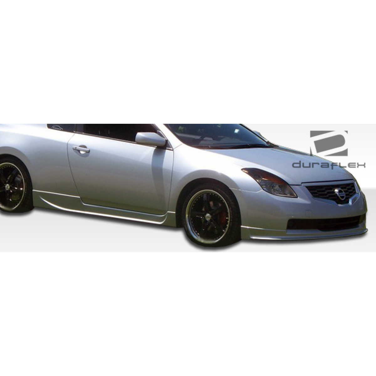 Modify your Nissan Altima 2008 with our Exterior/Side Skirts - Side view angled from the front