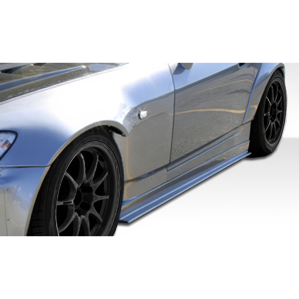 Modify your Honda S2000 2000 with our Exterior/Complete Body Kits - Angled view of side skirts near wheel well