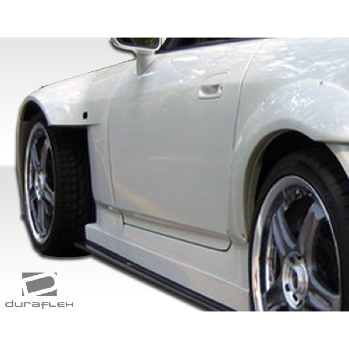 Modify your Honda S2000 2000 with our Exterior/Complete Body Kits - Angled view of side skirts on Honda S2000
