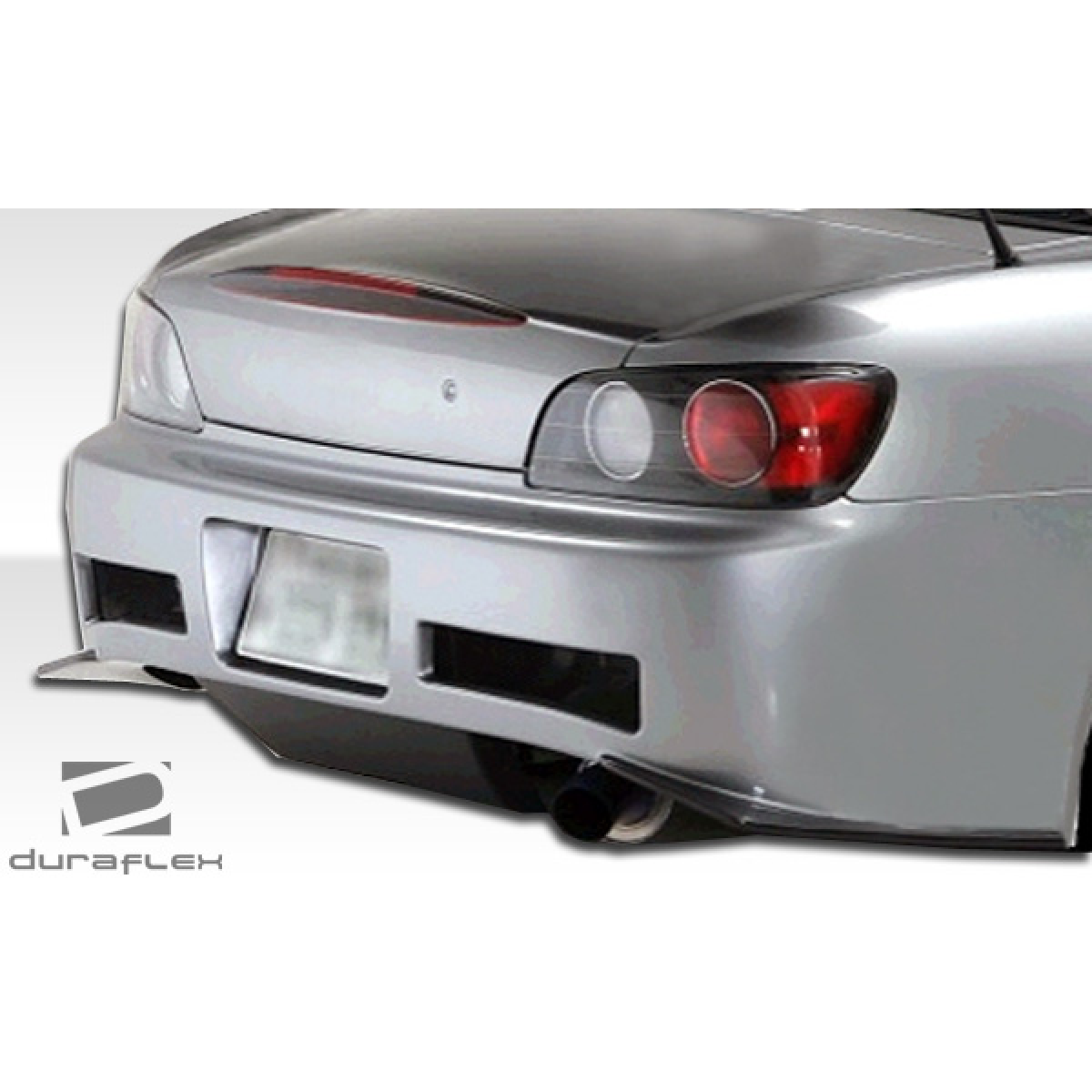 Modify your Honda S2000 2000 with our Exterior/Rear Bumpers or Lips - Angled view of rear bumper installation