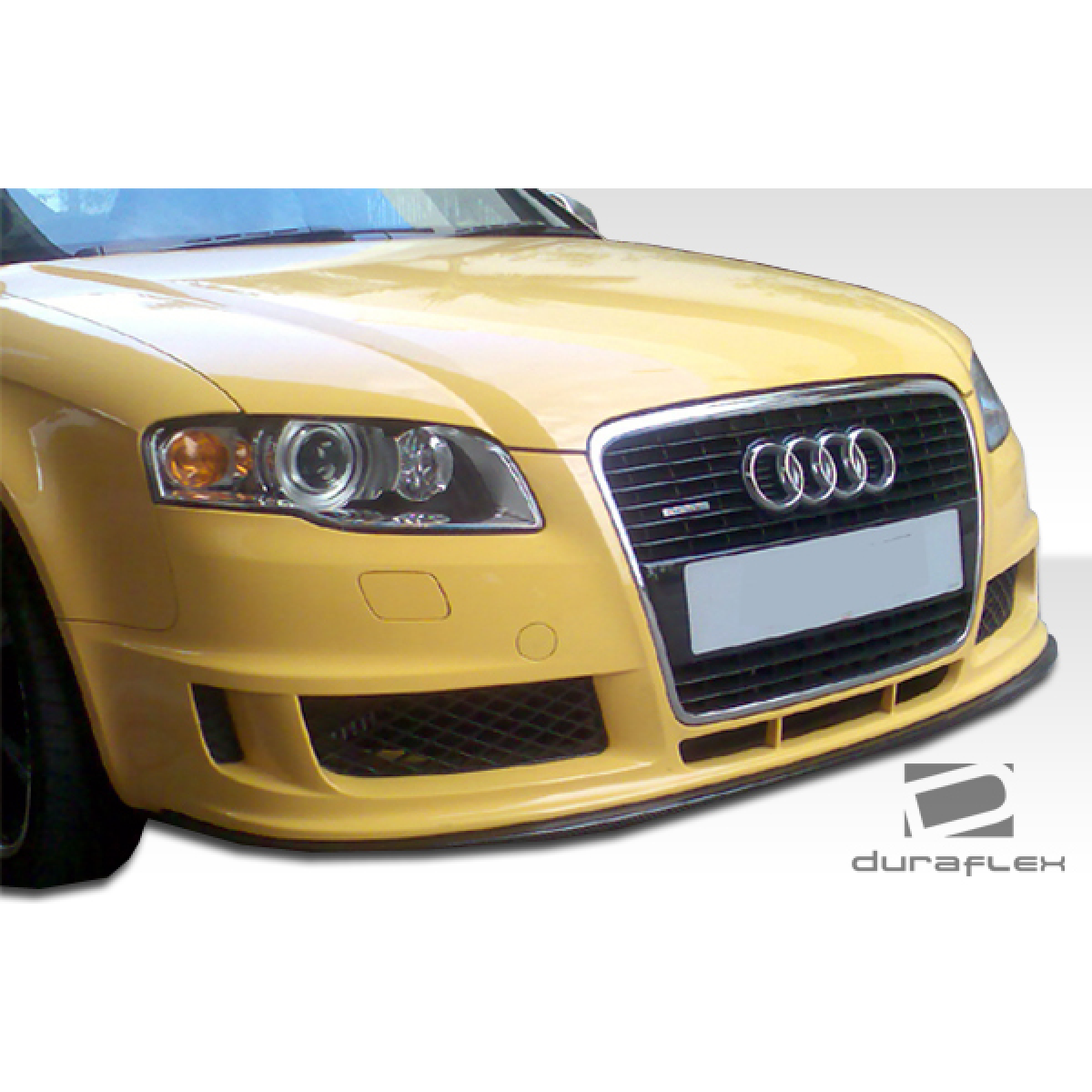 Modify your Audi A4 2006 with our Exterior/Front Bumpers or Lips - Front view of an Audi A4 at eye level