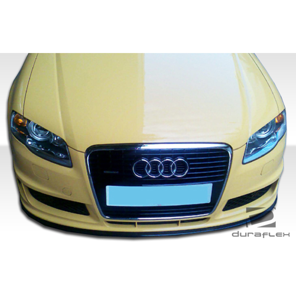 Modify your Audi A4 2006 with our Exterior/Front Bumpers or Lips - Front view of vehicle part at eye level