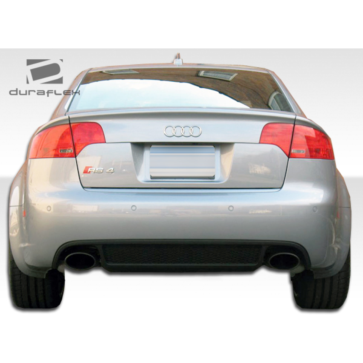 Modify your Audi A4 2006 with our Exterior/Complete Body Kits - Rear view angle of the Audi A4 showing bumper