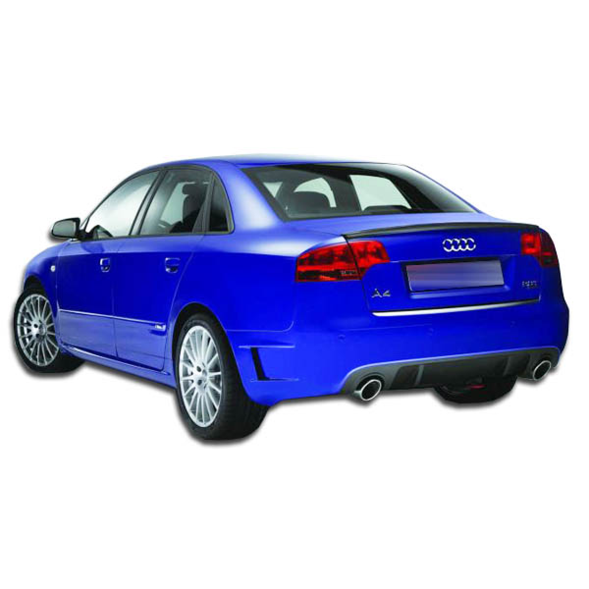 Modify your Audi A4 2006 with our Exterior/Complete Body Kits - Viewing from rear three quarter angle