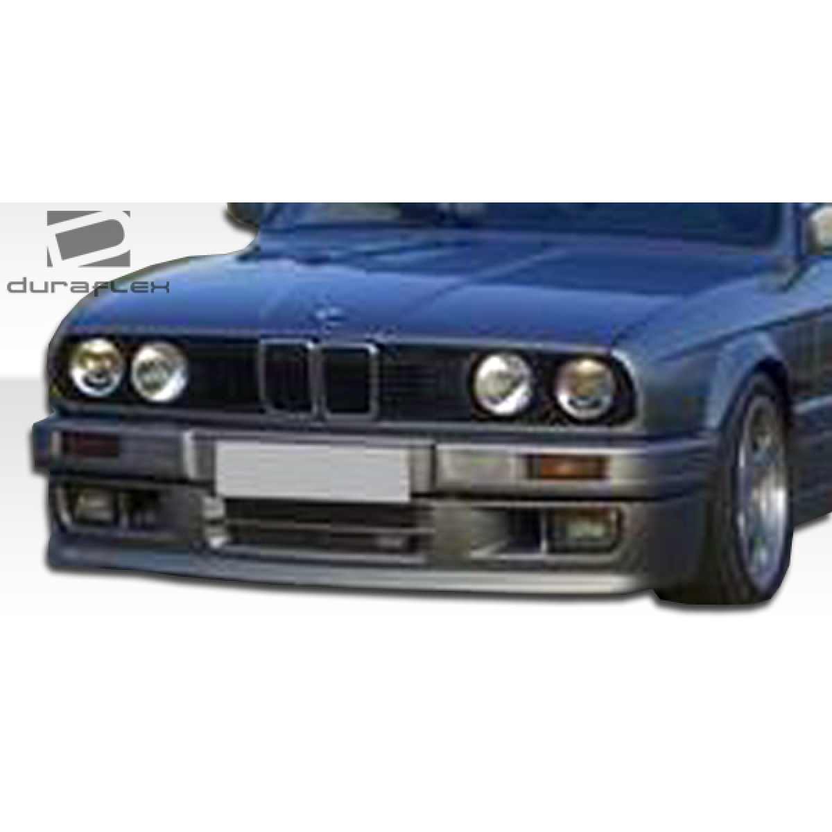 Modify your BMW 3-Series 1988 with our Exterior/Complete Body Kits - Front angle view of BMW 3 Series E30 bumper