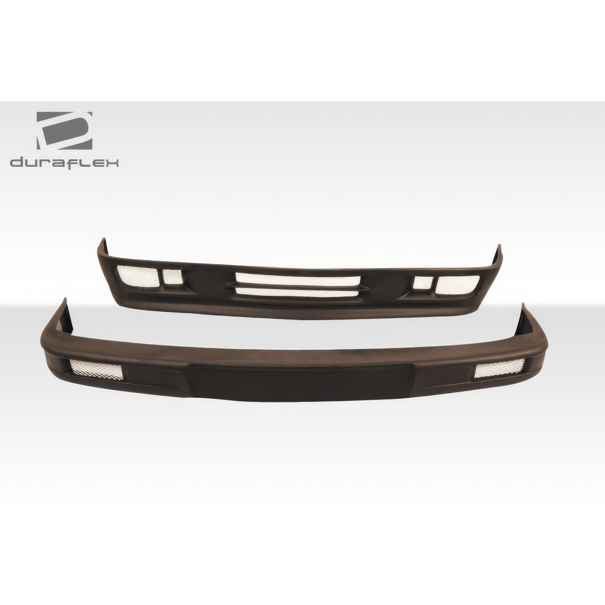 Modify your BMW 3-Series 1988 with our Exterior/Complete Body Kits - Front view showing two front bumper parts