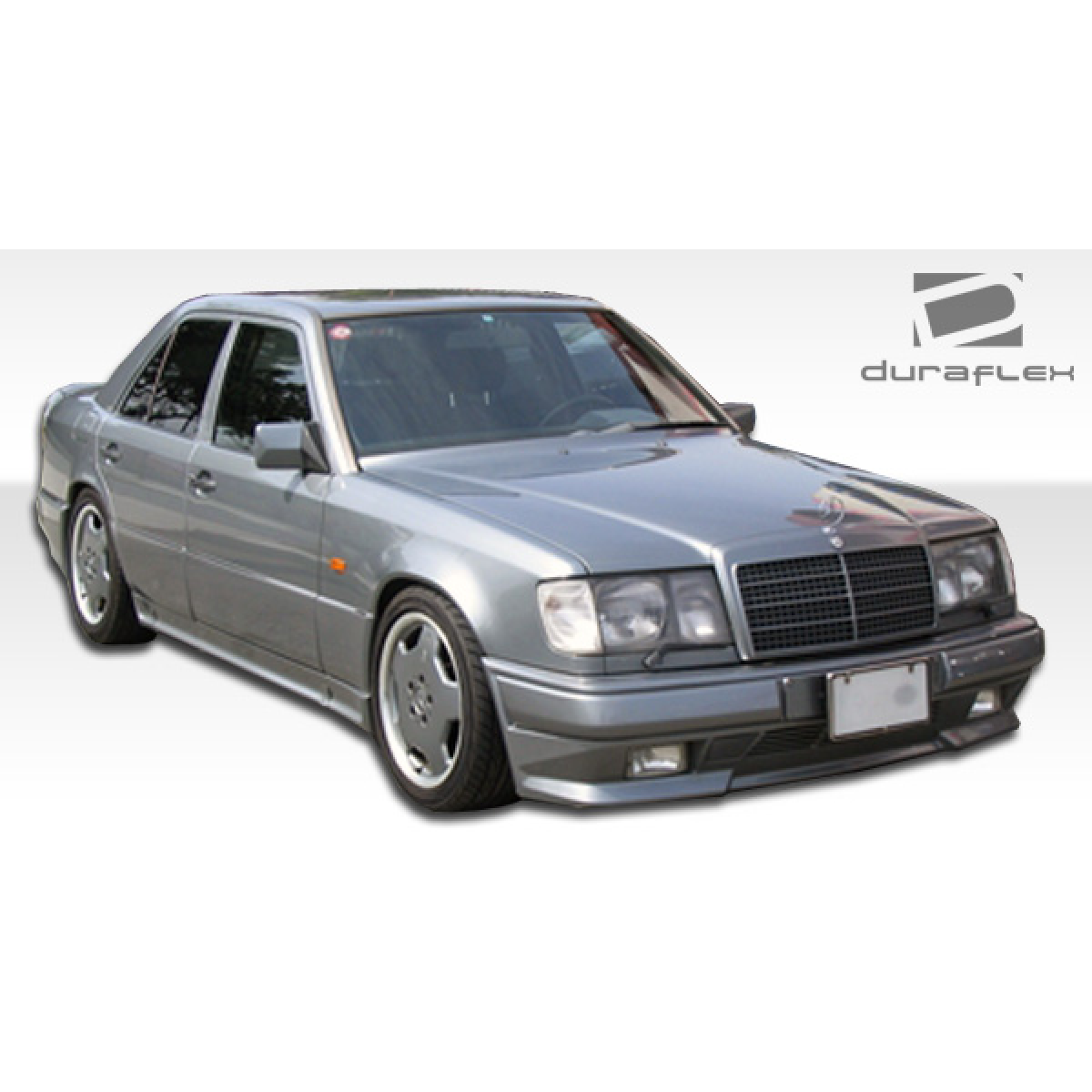 Modify your Mercedes-Benz E-Class 1986 with our Exterior/Complete Body Kits - Front angle view of the Mercedes E-Class