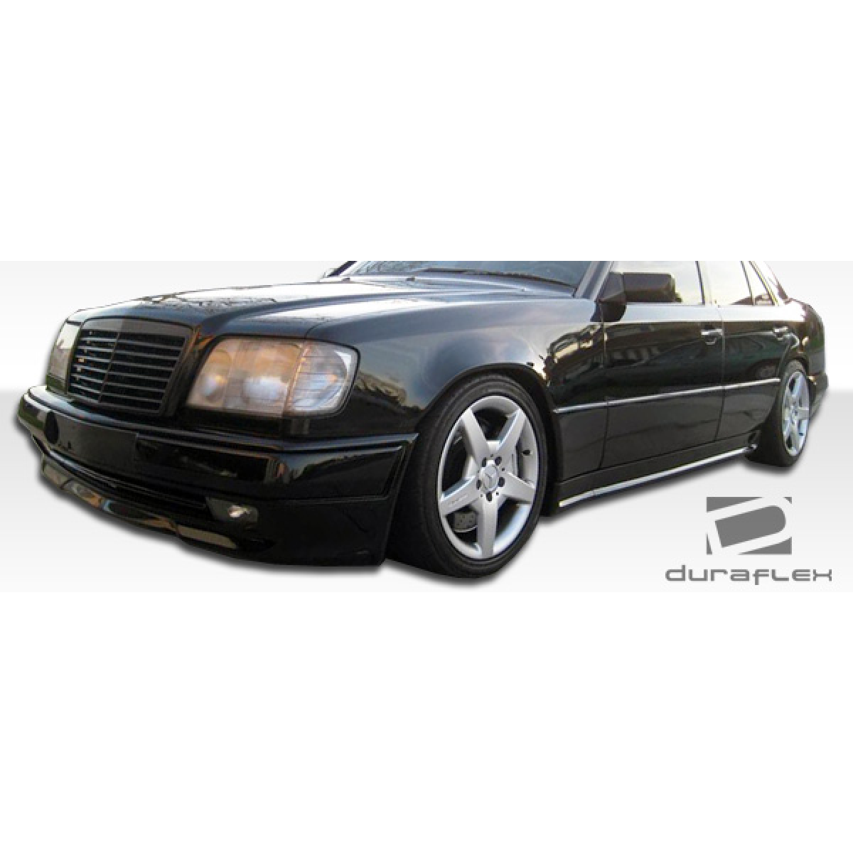 Modify your Mercedes-Benz E-Class 1986 with our Exterior/Complete Body Kits - View from slightly low front angle