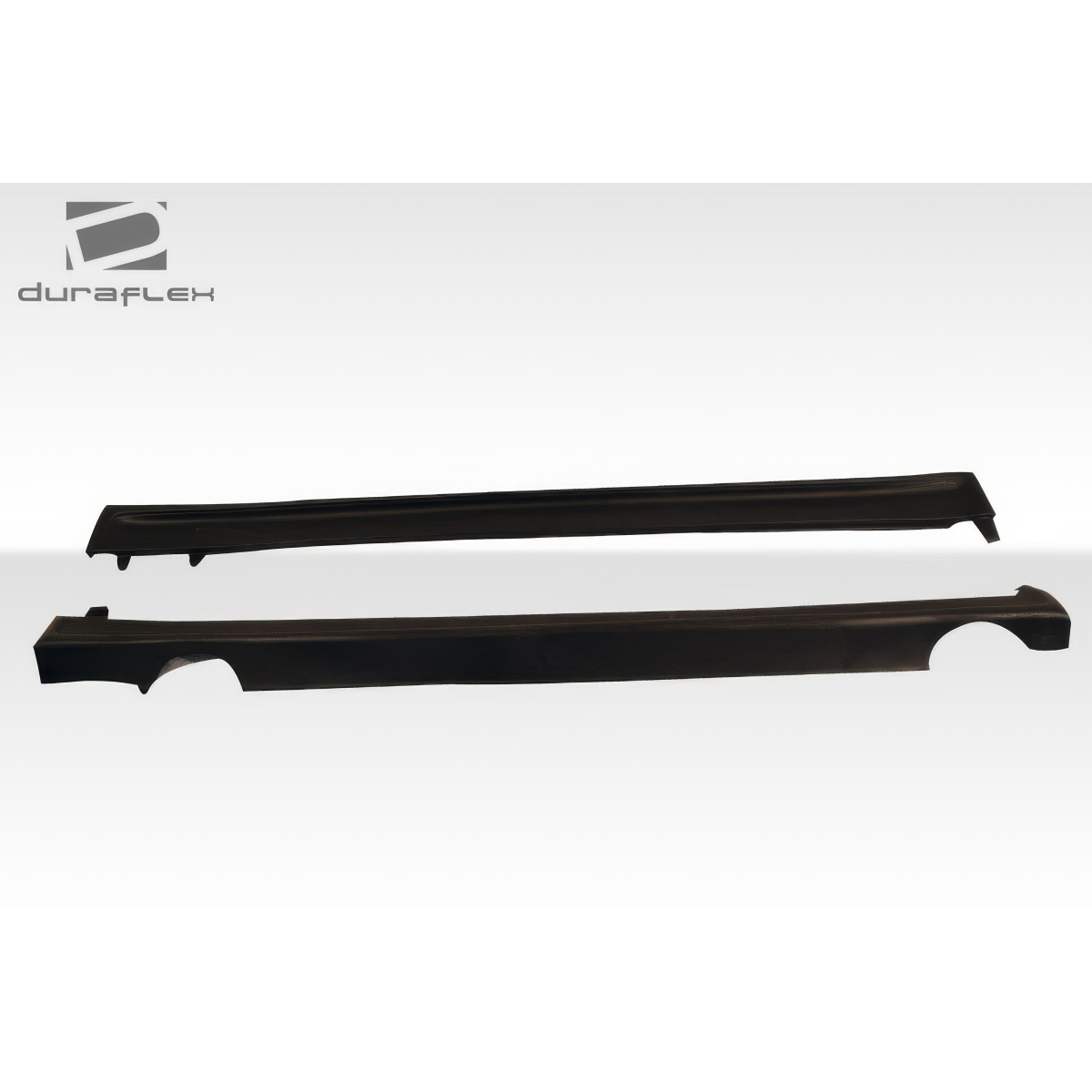 Modify your Mercedes-Benz E-Class 1986 with our Exterior/Side Skirts - Side view showing part angle at nearly horizontal