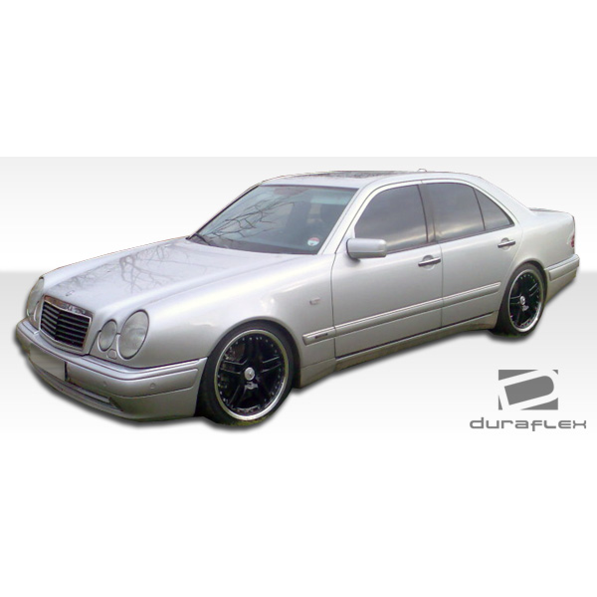 Modify your Mercedes-Benz E-Class 1996 with our Exterior/Front Bumpers or Lips - View angle is side profile of the vehicle