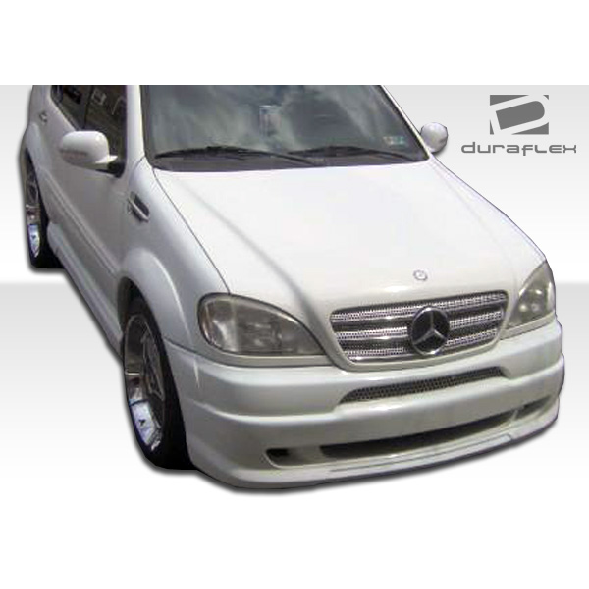 Modify your Mercedes-Benz ML-Class 1998 with our Exterior/Fenders - Front angle view of the fender flares