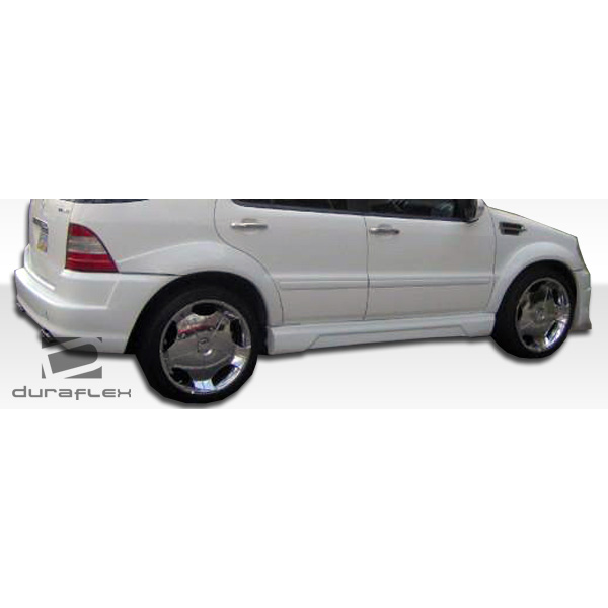 Modify your Mercedes-Benz ML-Class 1998 with our Exterior/Fenders - Side angle view of vehicle showing fender flares