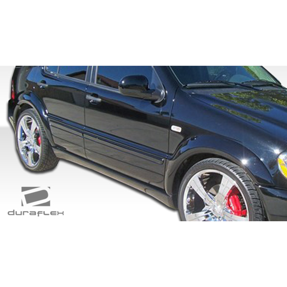 Modify your Mercedes-Benz ML-Class 1998 with our Exterior/Fenders - Side view showing fender flares and wheels