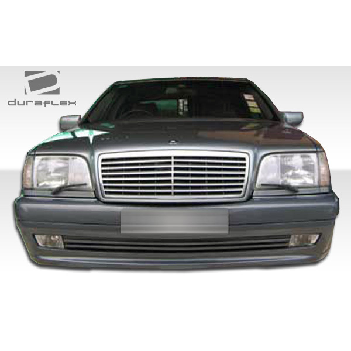 Modify your Mercedes-Benz S-Class 1992 with our Exterior/Front Bumpers or Lips - Front view of bumper at eye level angle