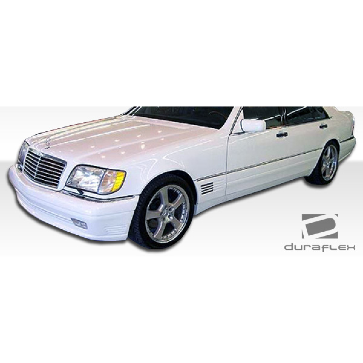 Modify your Mercedes-Benz S-Class 1992 with our Exterior/Front Bumpers or Lips - Viewed from a slight front angle