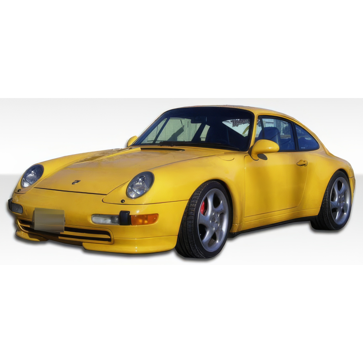 Modify your Porsche 911 1995 with our Exterior/Rear Bumpers or Lips - Front angle showing sporty design and features