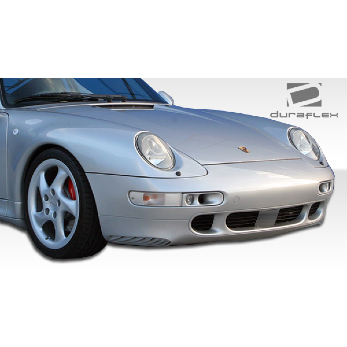 Modify your Porsche 911 1995 with our Exterior/Front Bumpers or Lips - Front angle view of the Porsche 911 bumper