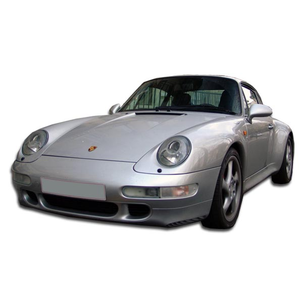 Modify your Porsche 911 1995 with our Exterior/Front Bumpers or Lips - Front angle view of the Porsche 911 Carrera