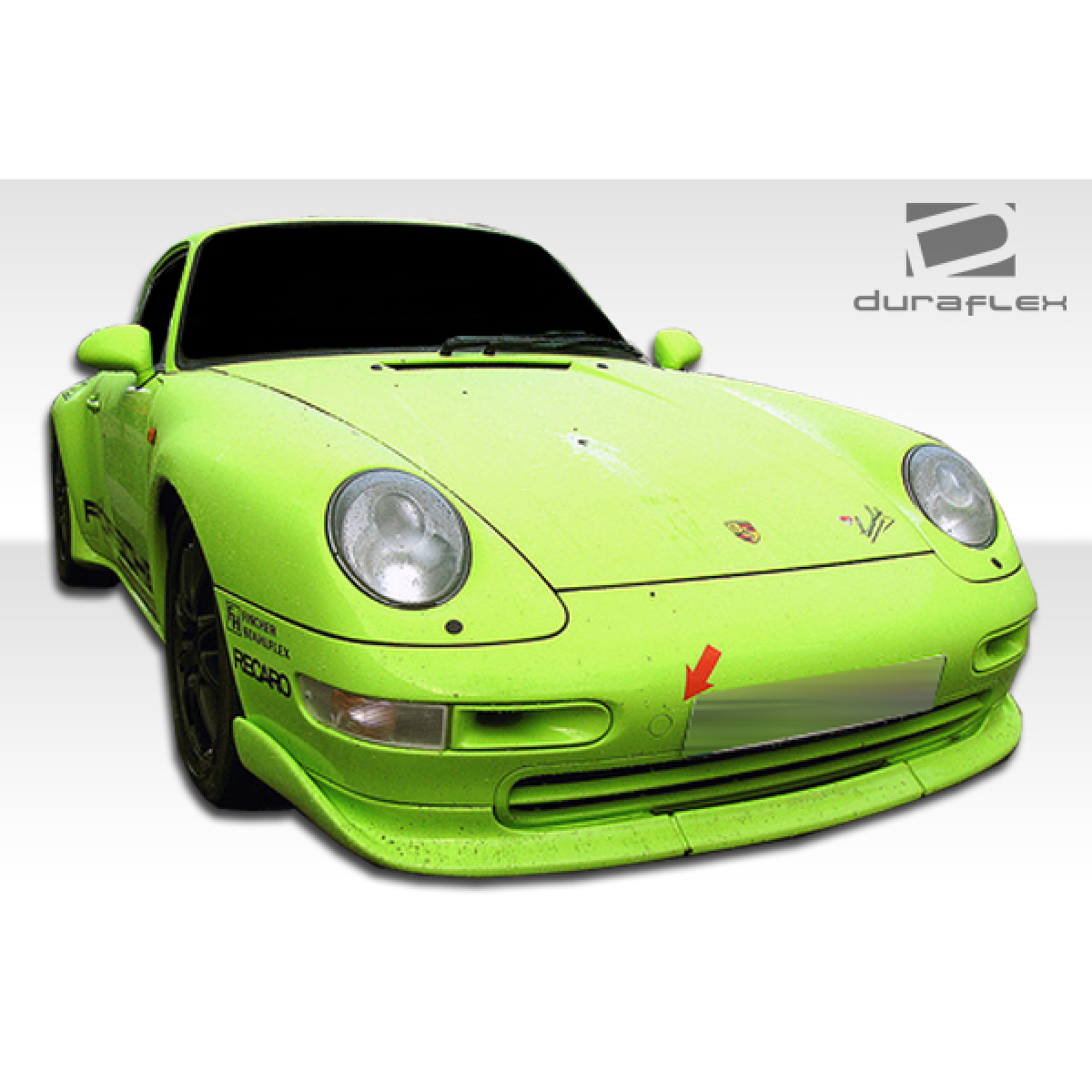 Modify your Porsche 911 1995 with our Exterior/Front Bumpers or Lips - Front view angle of Porsche 911 Carrera