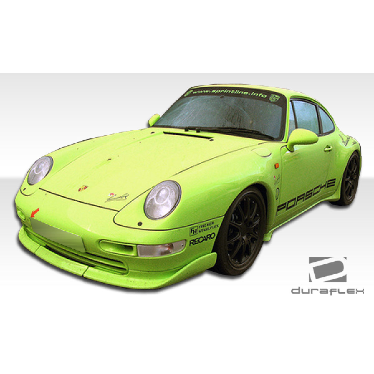 Modify your Porsche 911 1995 with our Exterior/Front Bumpers or Lips - Front view angle of the car at slightly right