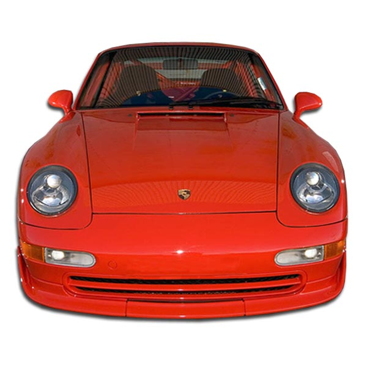 Modify your Porsche 911 1995 with our Exterior/Front Bumpers or Lips - Front view of vehicle at eye level angle