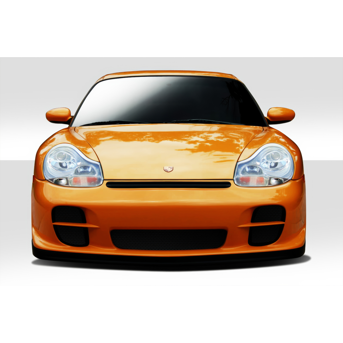 Modify your Porsche Boxster 1997 with our Exterior/Complete Body Kits - Front view of the vehicle at eye level