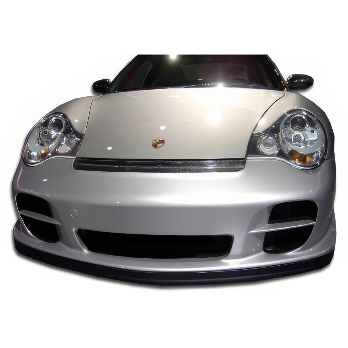 Modify your Porsche 911 2002 with our Exterior/Front Bumpers - Front view of vehicle from low angle