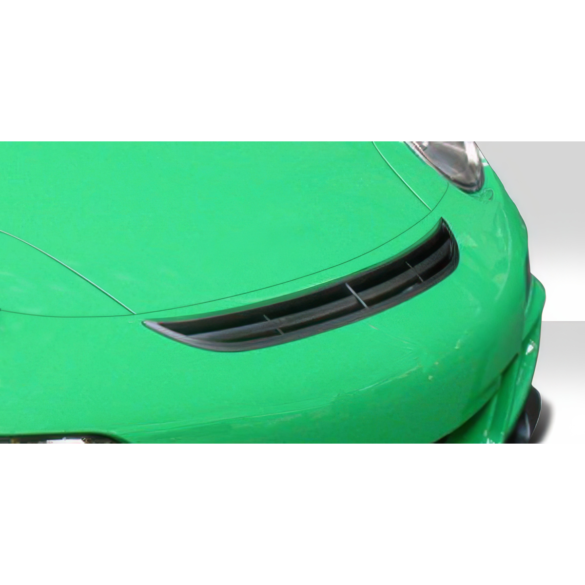 Modify your Porsche 911 1999 with our Exterior/Complete Body Kits - Front view angle showing grilles and part design