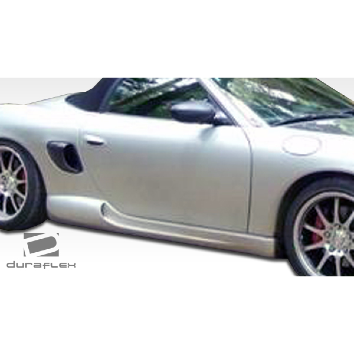 Modify your Porsche Boxster 1997 with our Exterior/Complete Body Kits - Angled view showing side skirts on Porsche Boxster