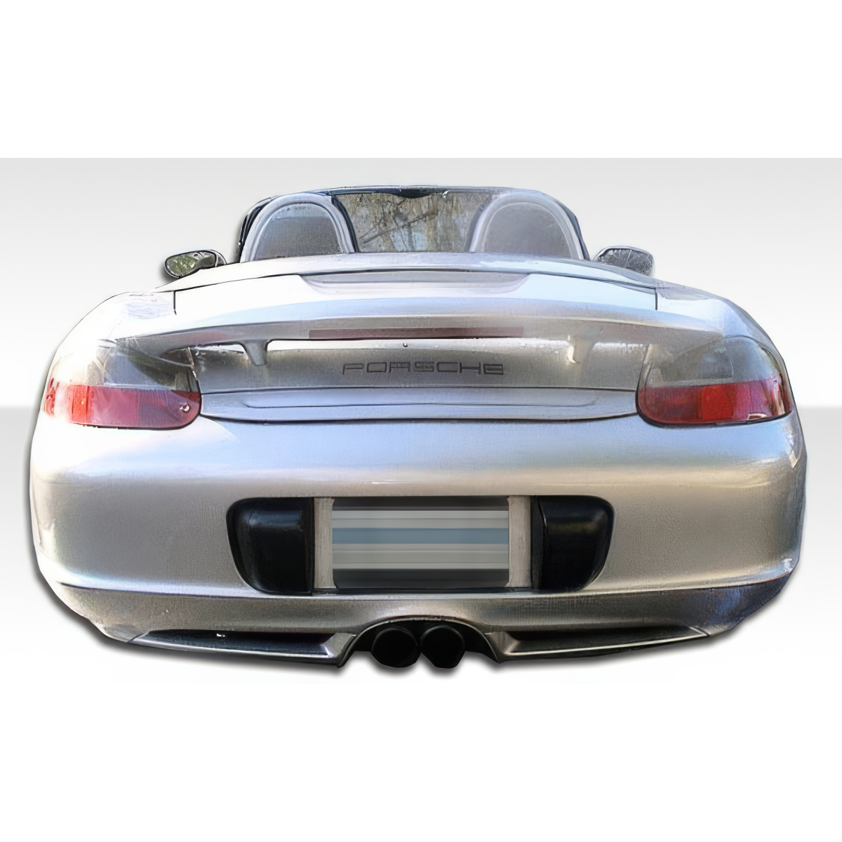 Modify your Porsche Boxster 1997 with our Exterior/Rear Bumpers or Lips - Rear view at slight upward angle