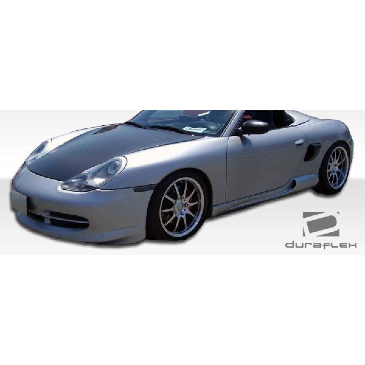 Modify your Porsche Boxster 1997 with our Exterior/Complete Body Kits - Front angle view of a Porsche Boxster body kit