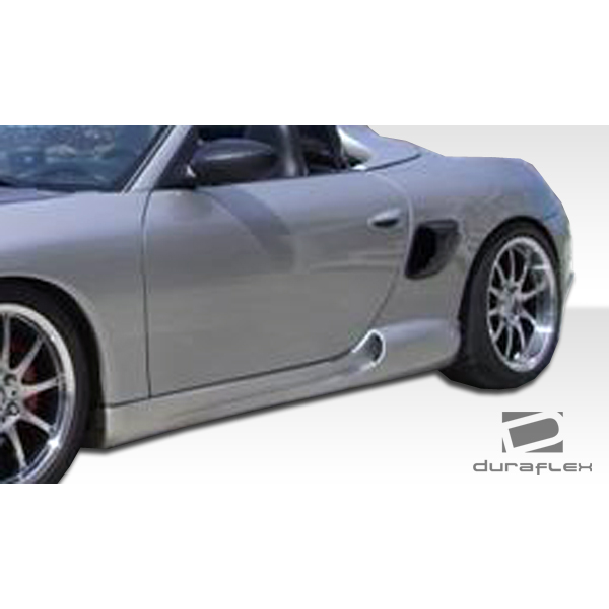 Modify your Porsche Boxster 1997 with our Exterior/Complete Body Kits - Side angle view of the body kit on Porsche Boxster