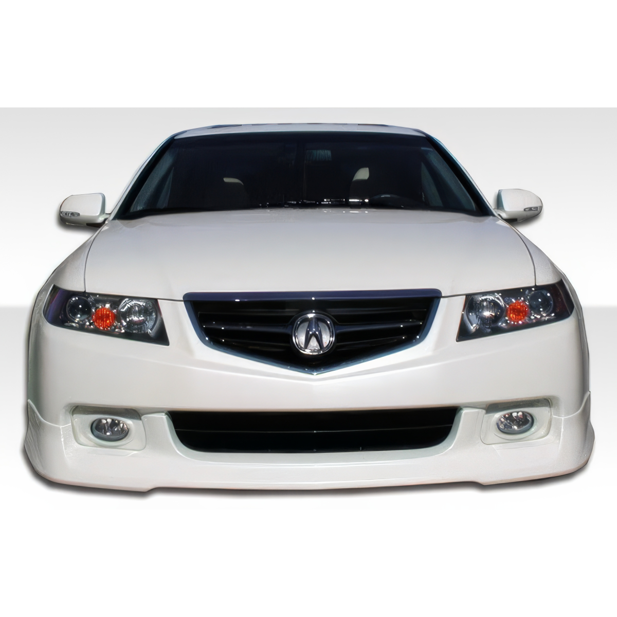 Modify your Acura TSX 2004 with our Exterior/Front Bumpers or Lips - Front view of Acura TSX with low angle perspective